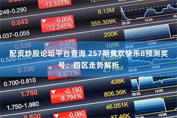 配资炒股论坛平台查询 257期黄欢快乐8预测奖号：四区走势解析